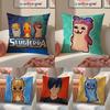 Classic Anime SSlugterra Cushion Cover Pillowcase Short Plush Invisible Zipper Room Sofa Cushion Cover