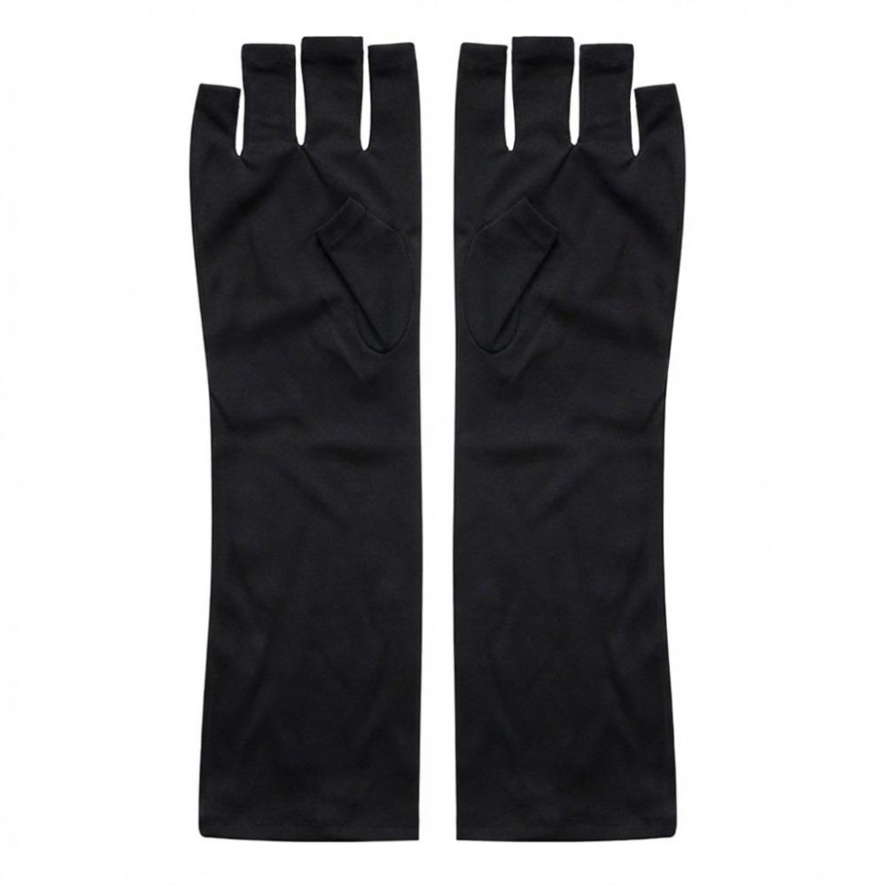 Protect Finger Skin Nail Painting Gloves Anti -UV UV-protective Gloves Nail Art Mittens  Nail Tools