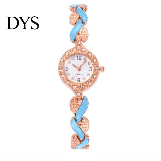 Fashion Women Shiny Rhinestone Quartz Analog Bracelet Dress Wrist Watch Gift