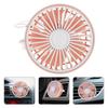 Portable Car Vent Fan for Cooling USB Powered 3 Speed Pink Design