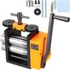 Rolling Mill, 3"/76 Mm Jewelry Rolling Mill Machine, 1: 2 Gear Ratio, 3-in-1 Multi-function Rolling Mill, 0.1-7mm Press Thickness for Metal Jewelry