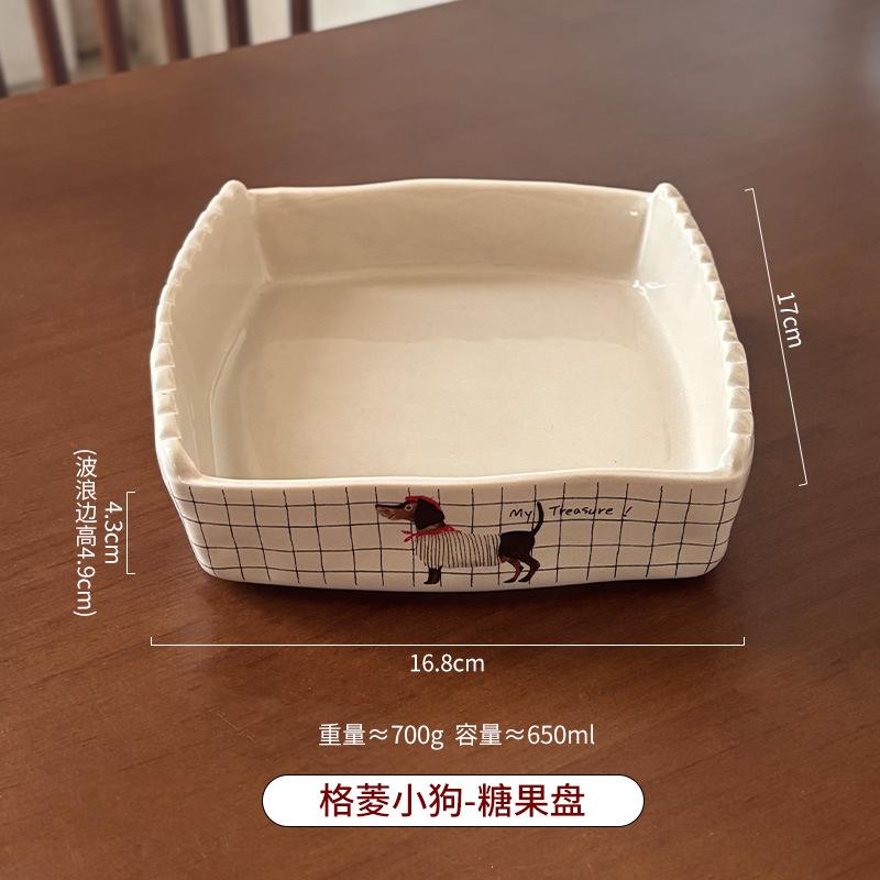 Keramisk snackstallrik, Vardagsrum soffbord, Torkad fruktfat, Snackstallrik, Förvaringskorg, Förvaringslåda, Fruktskål