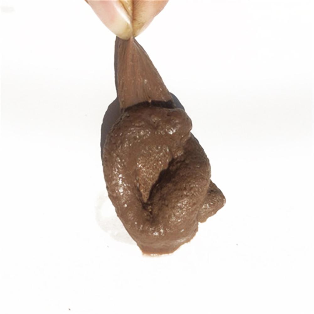 Soft Sticky Rubber Realistic Fake Poo Waste Turd for Fun Pranks and Jokes