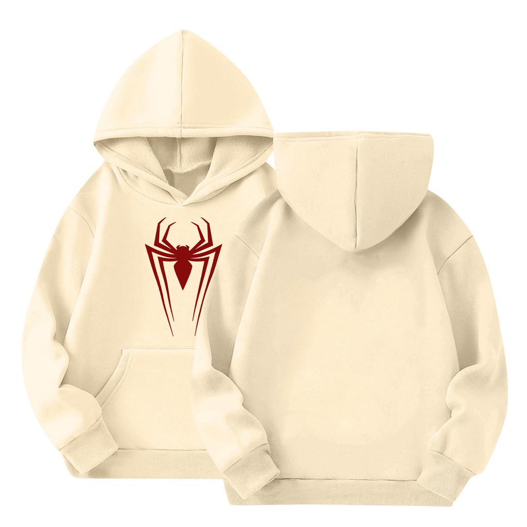 Kids Long Sleeve Pullover Sweatshirt, Loose Fit Letter Print Top for Boys and Girls