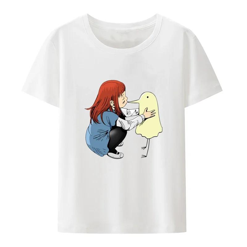 Oyasumi PunPun Modal Print T-Shirts Funny Anime Streetwear Camisetas Men Women Short-sleev Fashion Harajuku Cartoon Tee Shirt