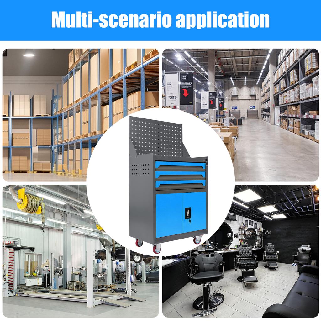 Rolling Tool Chest with Drawers Tool Storage Cabinet for Garage Workshop