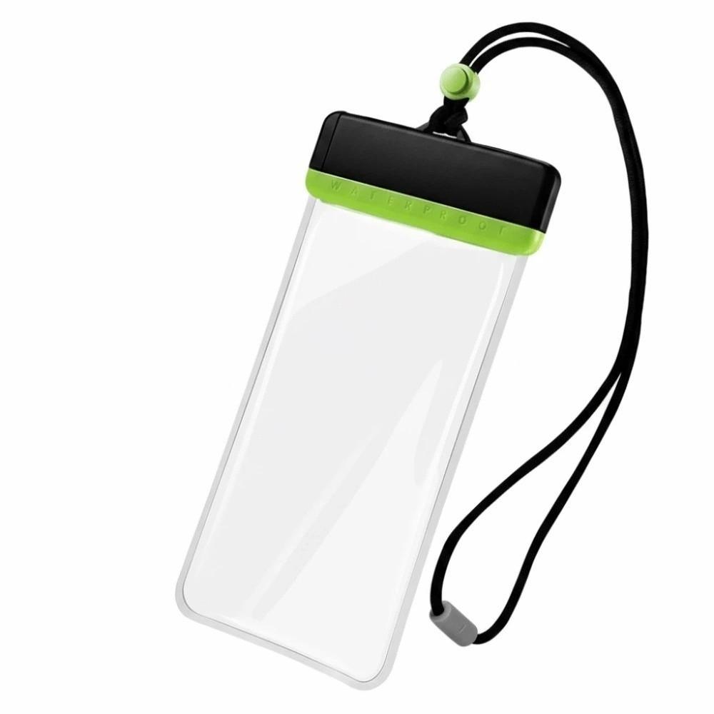 

Lightweight Transparent Hanging Neck Bag Sealed Crossbody Dry Bag Waterproof Phone Pouch Seaside зелёный
