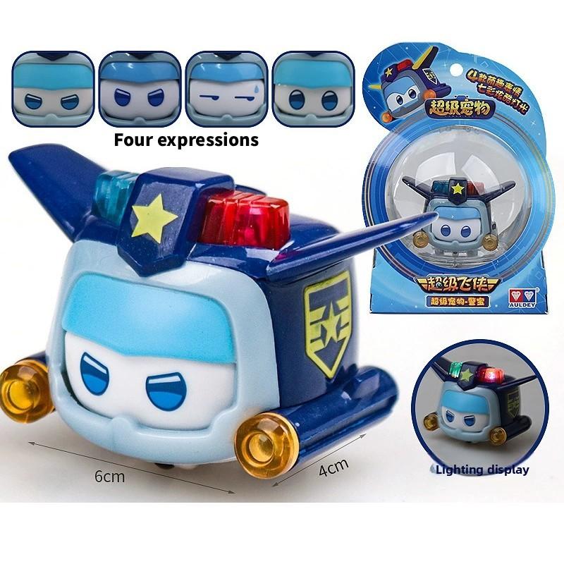 Lets Go Super Wings Pet Robots With Flashing Lights And Diy Control For Kids