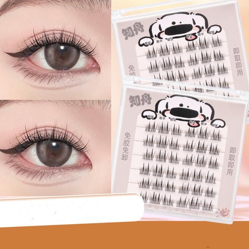 

Бесстебельные сегментированные накладные ресницы 3D накладные ресницы принадлежности для макияжа Type A