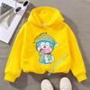 Doraemon children's hooded sweatshirt for boys, girls' casual top with cartoon print,long-sleeved,suitable for autumn and winter