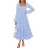 Women's Fashion Casual Long Sleeve Dresses