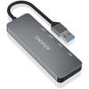 AISENS HUB USB 3 2 GEN2 10G A M-2xTYPE C H-2xUSB-A H 15CM Gris