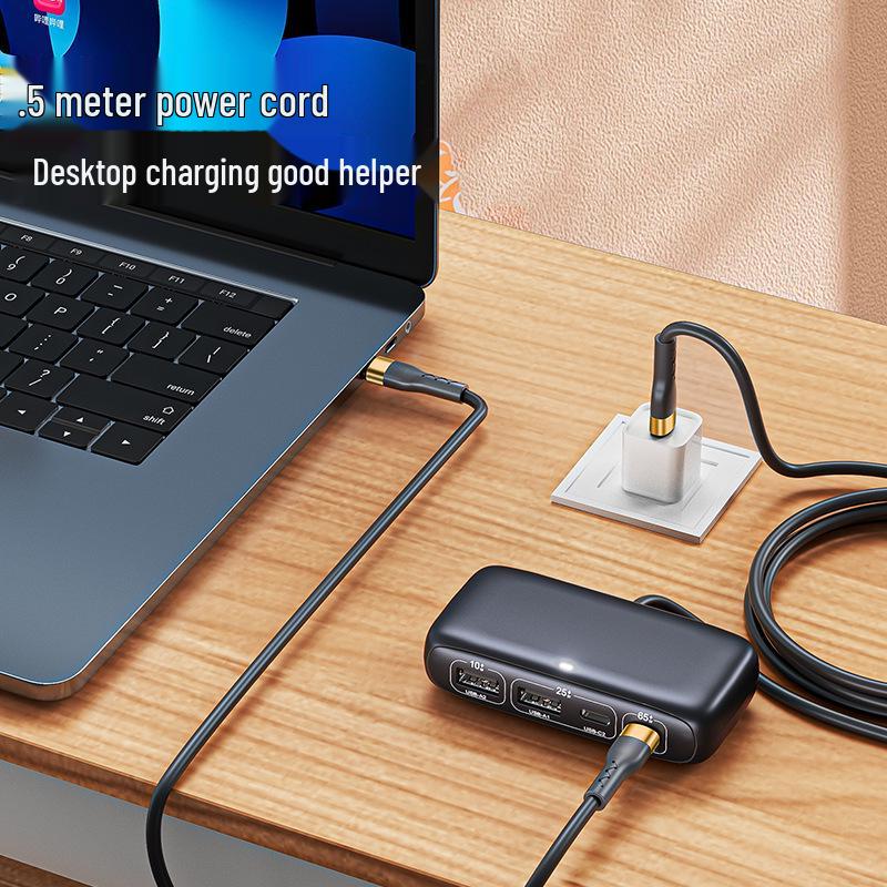 100W Type-C Fast Charging 4-Port Hub Dock for Laptops & Phones