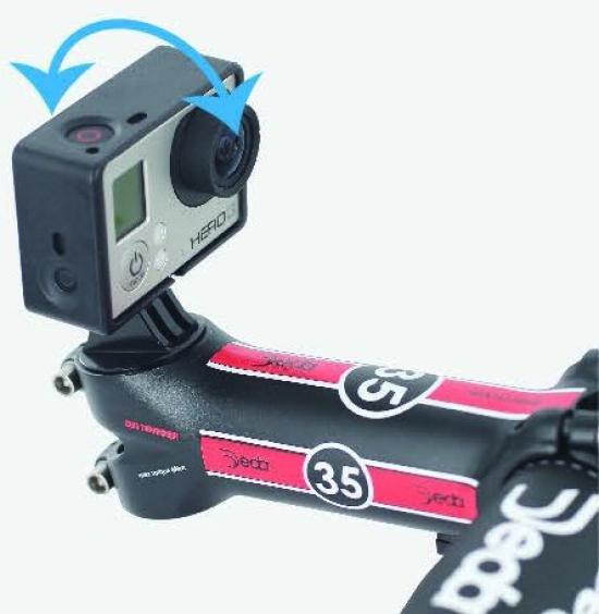 Topplocksfäste Typ 2 för GoPro HERO-serien OD2 Storlek Kompatibla [REC MOUNT] Kameror, 31,8 mm (1-1/4) [014GP-318]