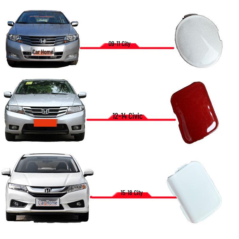Honda Civic Front Bumper Tow Hook Cover (2009, 2011, 2012, 2014, 2015, 2018 Models)