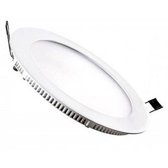 SILVER SANZ Panneau LED à encastrer Downlight plat 18 W 4000 K 1450 lm blanc - 471840