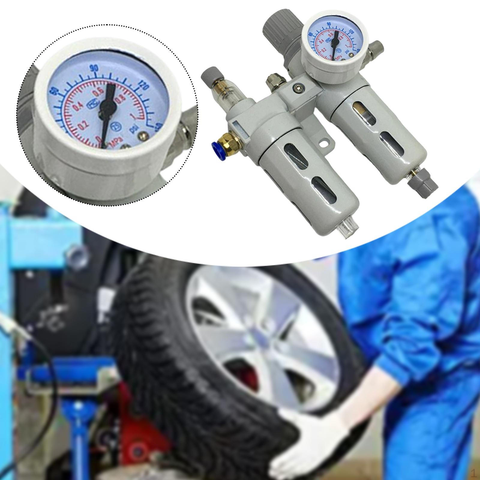 

Tire Changer Air Line Regulator Compact Spare Parts Accessory Quick Installation for Systems