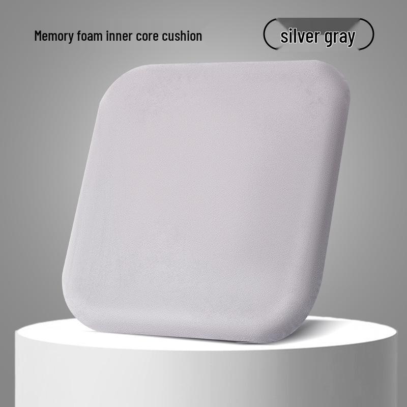 

Подушка для офисного кресла из пены с памятью для долгого сидения - Нескользящая подушка для поддержки ягодиц для студентов и обеденных стульев 40x40x4 cm
