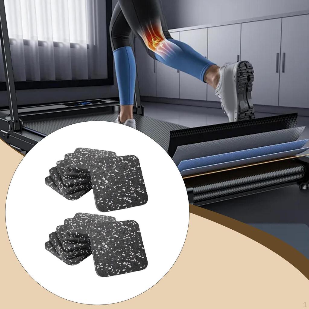 12 kusů podložka pod běžecký pás antivibrační multifunkční gumová podložka cvičební vybavení pro