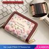 European & American Retro Oil Painting Women's Multi-Card Slot Holder - Large Capacity Card & Document Organizer