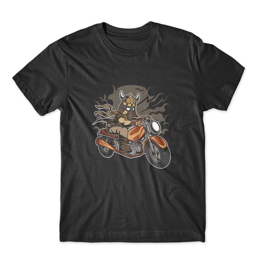 Viking Motorcycle T-Shirt 100% Cotton Premium Tee NEW