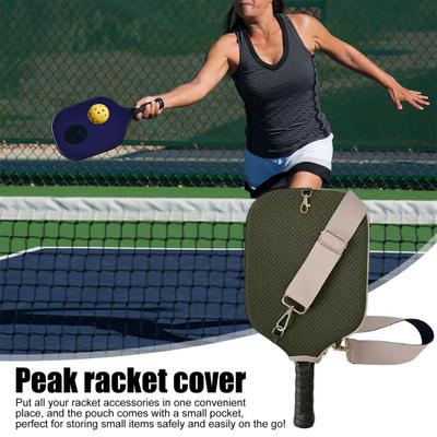 Pickleball Schlägerhülle Neopren Pickleball Schlägerhülle Pickleball Tasche Schläger Schutz mit Schultergurt