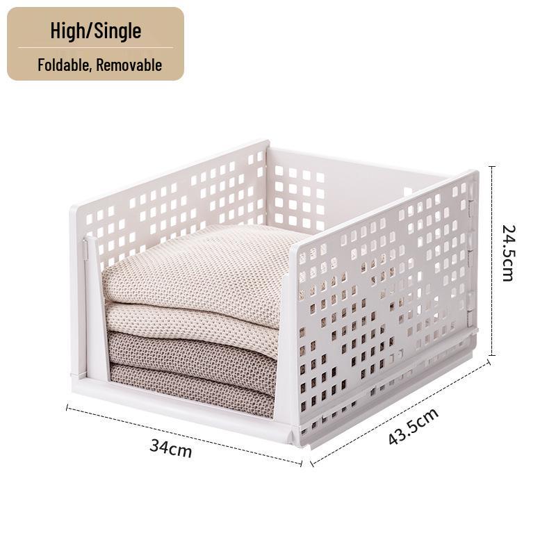 

Складний роздільник для шухляди шафи та вбудована полиця для зберігання