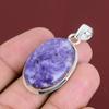 Lepidolite Pendant Natural Gemstone Pendant Amazing Jewelry 925 Sterling Silver Pendant Lepidolite Jewelry Gifts For Friend Handmade Pendant