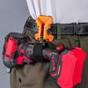 High-Hardness Self-Locking Drill Holder With Belt Clip Quick Release Power Accessory for Workshop DIY Wood Processing Work