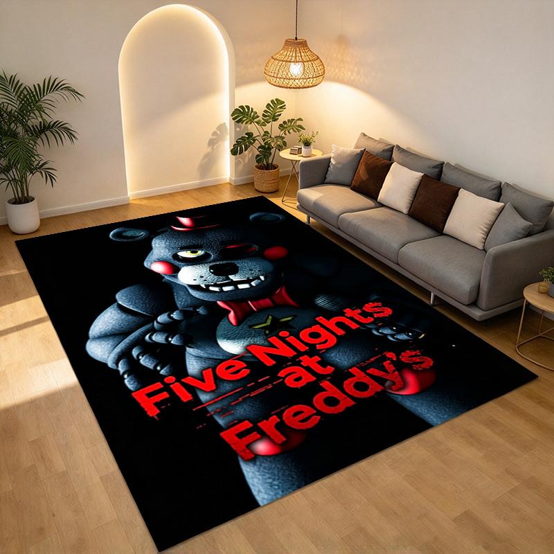 Fnaf Art Living Room Nonslip Area Rug Soft Carpet For Bedroom Game Playroom Sofa Office Home Decor Doormat Christmas Gift C9261460