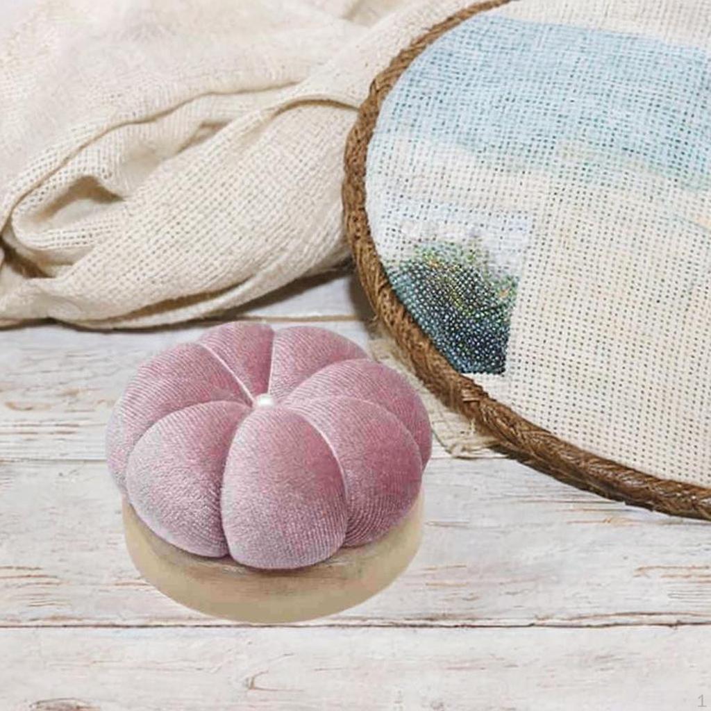 Compact Pin Cushion Needle Pad for Cross Stitch and Crafting