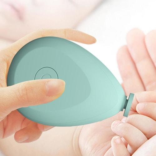 Electric Baby Nail Clippers - Baby Nail Trimmer with 4 Grinding Heads | Quiet Newborn Nail File, Safety First Toddler Nail Clippers, Battery-Operated