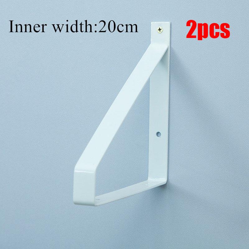 2Pcs  Floating Wall Mounted Hanging Table Shelf Support Bracket Partition Brackets Creative Tripod Wall Bookshelf Fixed Stand 8 inch