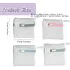 4 Pack Laundry Dissolving Bags Size 3.94 x 3.94 x 1.57 Inch Polyester Mesh