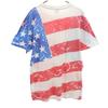 Delta 90s Old American Flag Made In the USA Stars and Stripes Short Sleeve T-shirt Men's Used