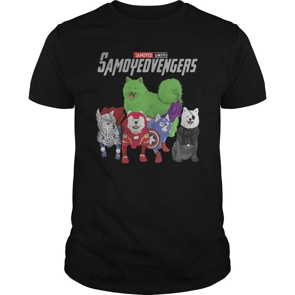 

Funny Superhero Samoyed Dog Lovers Gift TShirt 100 Cotton ONeck Summer Short Sleeve Casual Mens Tshirt Size S3XL S
