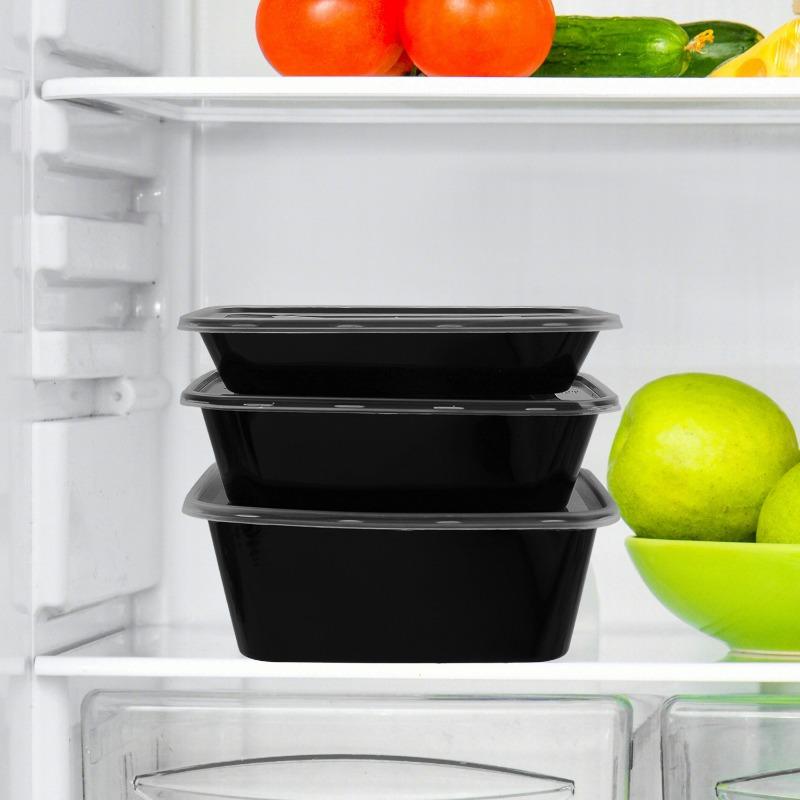 10/20x Food Packing Boxes Disposable Meal Storage Lunch Containers for Fridge Camping Picnic BBQ Party Rectangular Bento Boxes