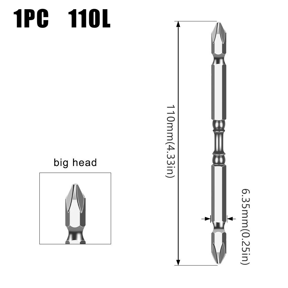 Head Screwdriver Cross Air Head Drill Bit S2 Strong Magnetic Non-Slip Head High Hardness Industrial