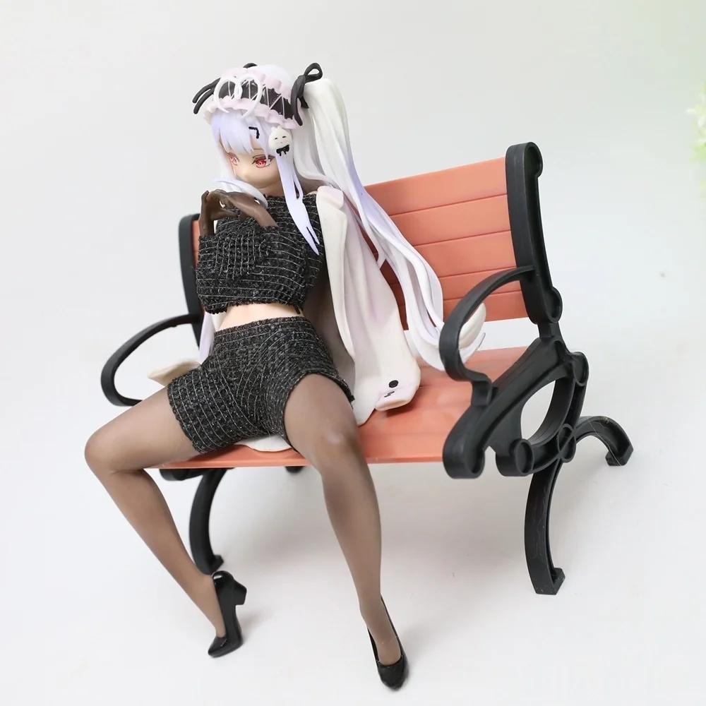 Anime Counter Current Tea Party Tokisaki Mio Beautiful Girl Cute Figure Model Toy Ornament Decoration Gifts