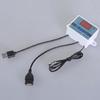 1 Set Three Button USB Temperature Control Cable Digital Display Temperature Thermostat for Cooling Fan and Blowers