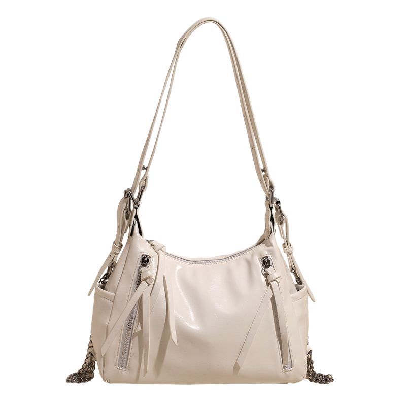 Large capacity retro tote bag 2025 new high-end shoulder bag fashion handbag crossbody backpack