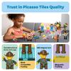 PicassoTiles Character Action Figure Toy Set for Expanded Variety Magnetic Building STEM Learning Magnetic Building Block Tiles Pretend Play