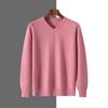 Men S V Neck Pullover Knit Sweater Casual Business Style