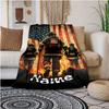 Firefighter Customize Your Name Blanket Warm Comfortable And Soft Blankets Are Suitable For Home Chairs Office Sofas Sofas Office Camping And Gifts