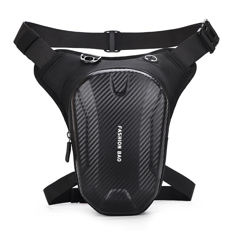 Unisex Motorcycle Leg Bag – Waterproof with Hard Base, Adjustable Strap for Biking & Outdoor Rides