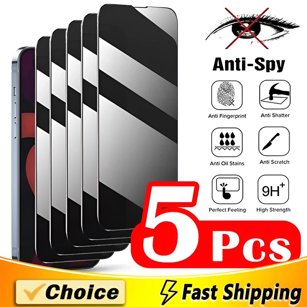 3-5PCS Diamond Glass For iPhone 15 14 13 12 11 PRO MAX No Border Screen Protectors For iPhone XS Max XR 7 8 Plus Tempered Glass