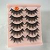 5 Pairs Of Stage Performance Eyelashes Natural Thick Artificial Cross Fairy Hair Eyelashes