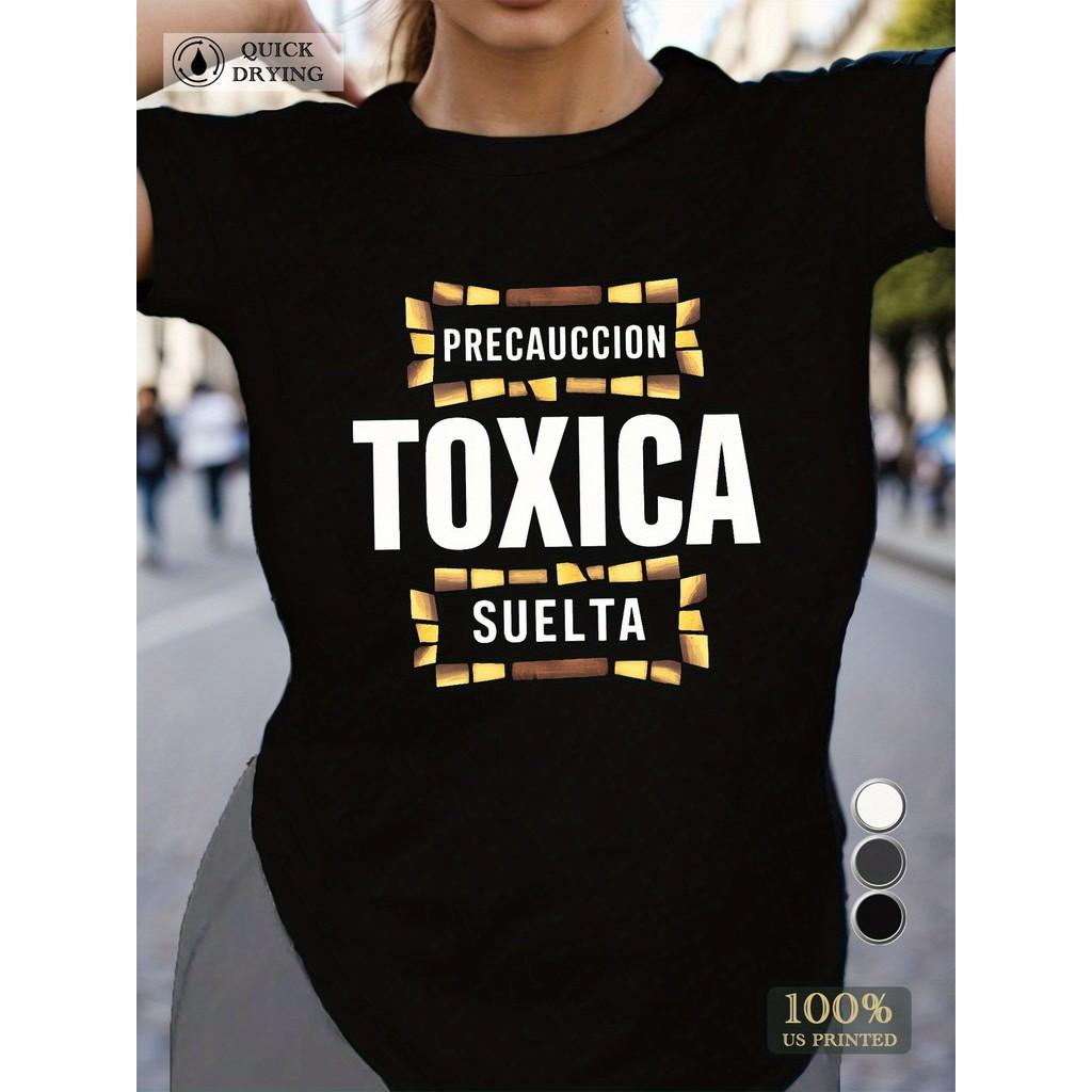 

LOOSE TOXIC CAUTION Women comfit T-shirt XXL чорний