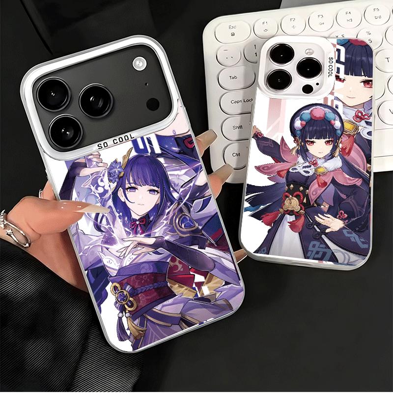 Genshin Impact Desgin Shockproof Phone Case for iPhone 17 Air 16 16E 15 Pro Max 14 Plus 13 Mini 12 Back Cover Anti Fall Fundas