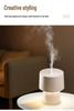2026 Portable Mini Mushroom Lamp Humidifier: Aromatherapy Essential Oil Diffuser for Bedroom Desktop